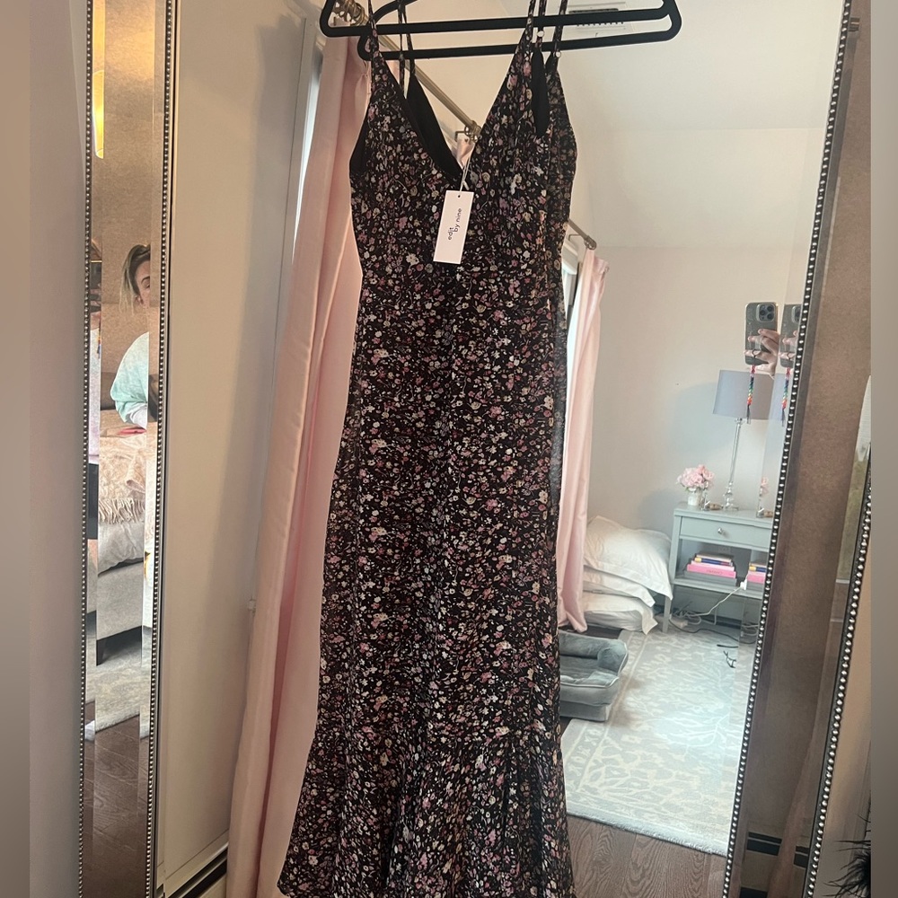 Edit by 9 New with Tag black floral dress